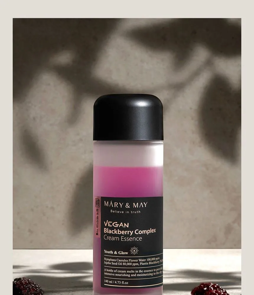 essenza viso coreana bifasica di Mary&may in confezione da 140ml